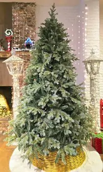 Christmas Tree PE + PVC 210 CM Light Green - საახალწლო ნაძვის ხე შერეული სილიკონის წიწვებით