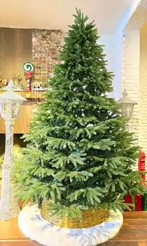 Christmas Tree PE + PVC 240 CM - საახალწლო ნაძვის ხე შერეული სილიკონის წიწვებით