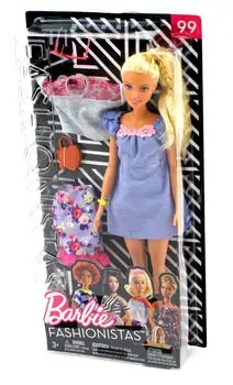 Barbie FRY79 Fashionistas Doll მოდური თოჯინა ბარბი, 2 image