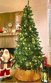 Christmas Tree 240 CM With Lights საახალწლო ნაძვის ხე განათებით