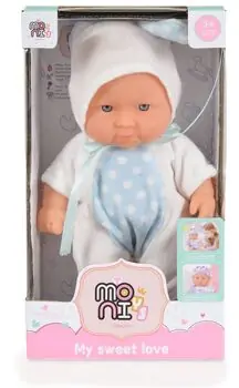 Moni Toys Doll Bunny White სათამაშო თოჯინა აქსესუარებით