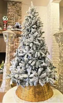 Christmas Tree 210 CM Snow-Covered - საახალწლო ნაძვის ხე დათოვლილი ტოტებით