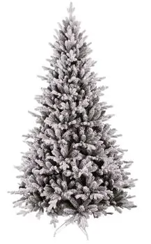 Snow-Covered Christmas Tree 210 CM ნაძვის ხე დათოვლილი, შერეული სილიკონის ტოტებით, 8 image