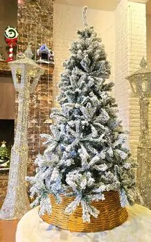 Christmas Tree 180 CM Snow-Covered საახალწლო ნაძვის ხე დათოვლილი ტოტებით