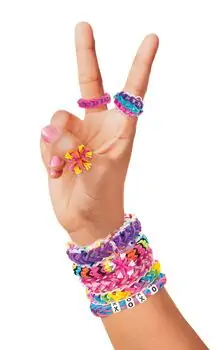 Cra-Z-Art Ultimate Make & Share Rubber Band Bracelet Kit დასაწნავი რეზინები, 9 image
