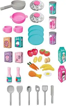 Barbie Kitchen with Light and Sound - ბარბის ფუნქციური სათამაშო სამზარეულო, 15 image