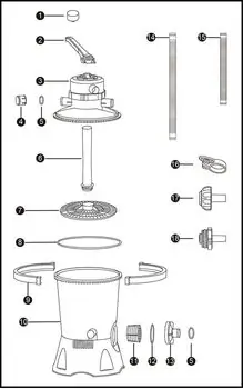 Bestway 56574 Steel Frame Pool - კარკასული აუზი ქვიშის ფილტრით და კიბით, 13 image