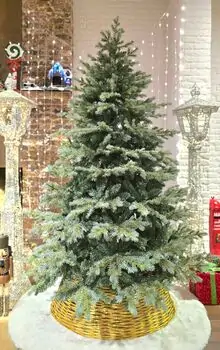 Christmas Tree PE + PVC 180 CM Light Green - საახალწლო ნაძვის ხე შერეული სილიკონის წიწვებით, 10 image