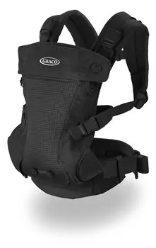 Graco CRADLE ME 4IN1 CARRIER ONYX BLACK ახალშობილის კენგურუ