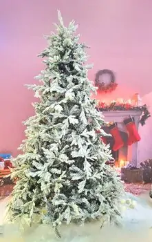 Snow-Covered Christmas Tree  დათოვლილი საახალწლო ნაძვის ხე 240 სმ (OT652), 2 image