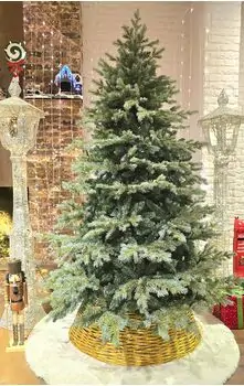 Christmas Tree PE + PVC 180 CM Light Green - საახალწლო ნაძვის ხე შერეული სილიკონის წიწვებით