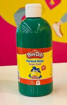 Play-Doh Finger Paint (Tube) 500 ml Green PR013 თითებით სახატავი საღებავი