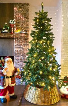 Christmas Tree 200 CM With Lights - ნაძვის ხე განათებით