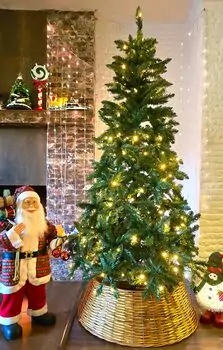 Christmas Tree 200 CM With Lights - ნაძვის ხე განათებით