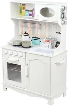 Wooden Kitchen With Accessories TX1168  ხის სათამაშო სამზარეულო აქსესუარებით, 7 image