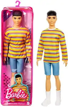 Barbie Ken Fashionistas Doll GRB91 თოჯინა მოდის სამყაროდან