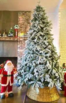 Christmas Tree 240 CM PE+PVC Snow-Covered  - დათოვლილი ნაძვის ხე შერეული სილიკონის წიწვებით