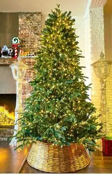 Christmas Tree  210 CM With Lights PE+PVC - ნაძვის ხე შერეული სილიკონის წიწვებით და განათებით