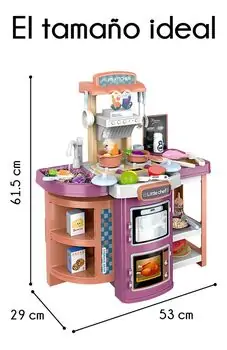 Portable Kitchen Set With Light And Sound - ფუნქციური საბავშვო სამზარეულო, 9 image