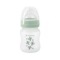 KikkaBoo-ს ახალშობილის ბოთლი Anti-colic feeding bottle 160ml Cactus Mint