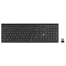 კლავიატურა 2E-KS210WB Slim WL Black