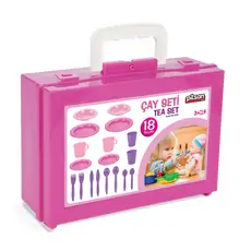 TEA SET IN BOX 18PCS Pilsan-ის საბავშვო ჭურჭლის ნაკრები 03 324