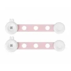 KikkaBoo Multi-Purpose safety locks 2pcs Pink - კარადის ჩამკეტი