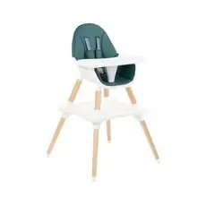 KikkaBoo Multi 3in1 Petrol Green საკვები სკამ-მაგიდა