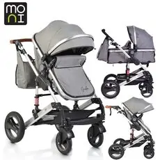 Cangaroo Gala 2in1 Dark Grey საბავშვო ტრანსფორმერი ეტლი
