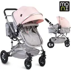 Cangaroo Ciara Pink 2In1 საბავშვო ტრანსფორმერი ეტლი