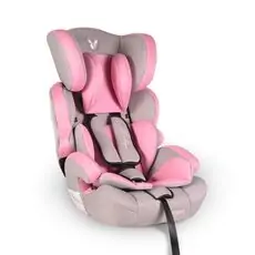 Cangaroo Deluxe pink მანქანის სავარძელი (ქარსითი)