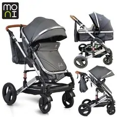 Cangaroo Gala 2in1 Black საბავშვო ტრანსფორმერი ეტლი