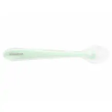 KikkaBoo-ს ჩვილის კოვზი Silicone spoon 1pc Mint