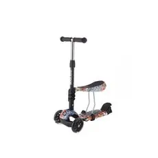 Makani-ს ტრანსფორმერი სკუტერი (სამაკატი) Makani Scooter 3 in 1 Ride and Skate Scretch