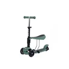 Makani-ს ტრანსფორმერი სკუტერი (სამაკატი) Scooter 3 in 1 Pastel Green
