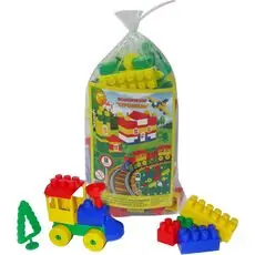 Polesie-ს საბავშვო სათამაშო კონსტრუქტორი 0590 Construction set Builder - 66 pcs
