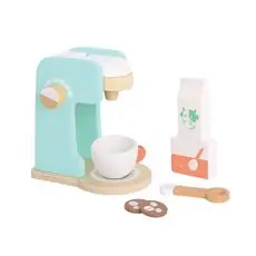 Tooky Toy TF841 Coffee set - ხის სათამაშო ყავის მოსამზადებელი ნაკრები