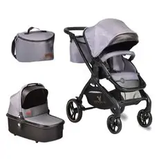 Cangaroo Mira Grey 3in1 ეტლის კომპლექტი