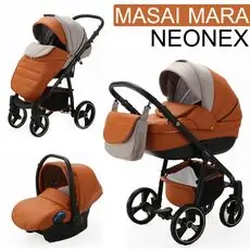 Adamex Neonex Masai Mara 3x1 საბავშვო ეტლის კომპლექტი