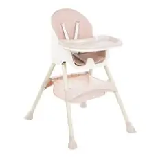 KikkaBoo Brie Pink საკვები სკამ-მაგიდა