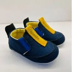 Papulin Baby Shoes 0-12 Months 2135 ჩვილის ფეხსაცმელი DARK BLUE