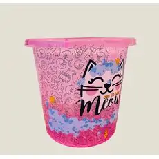 Tuffex Patterned Baby Washing Bucket 13 Lt. ჩვილის დასაბანი სათლი Pink