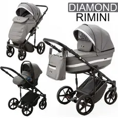 Adamex Rimini Diamond 3x1 საბავშვო ეტლის კომპლექტი