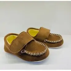 Papulin Baby Shoes 0-12 Months 3140 ჩვილის ფეხსაცმელი Brown