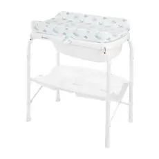 KikkaBoo Bathtub with stand and changing table Sea World აბაზანა გამოსაცვლელი ზედაპირით