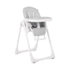 KikkaBoo Pastello Grey საკვები სკამ-მაგიდა