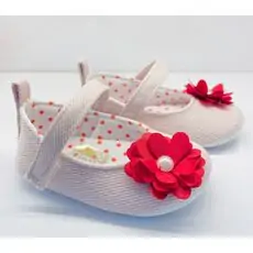 Papulin Baby Shoes 0-12 Months 1198 ჩვილის ფეხსაცმელი PINK