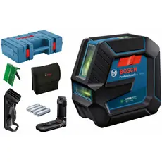 ლაზერული საზომი BOSCH GLL 2-15 G + LB 10 + Ceiling Clip, Case