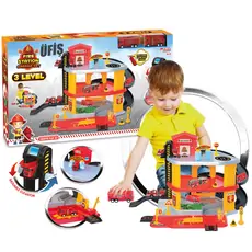 Dede 03345 3 LEVEL FIRE STATION GARAGE SET სათამაშო ტრასა