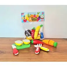 Birlik Toys CUT AND FUN VEGETABLE & FRUITS URT007-PVC-1A/B სათამაშო დასაჭრელი ხილი და ბოსტნეული